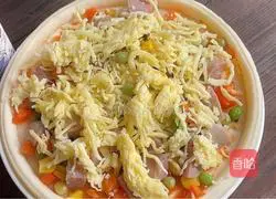 Illustration of grilled pizza 7