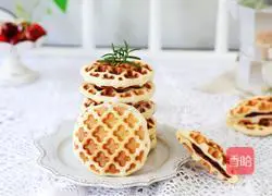 Bread Illustration of how to make waffles 13