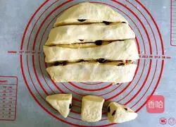 Illustration of how to make cranberry coconut hand-shredded bread 14