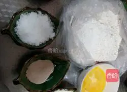 Illustration of how to make bean paste ring bread 1