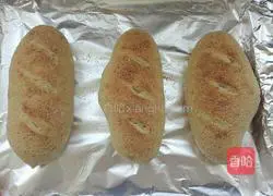 Illustration of making coarse grain wheat bran staple bread 16