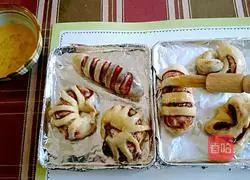 Illustration of how to make fancy bean paste bread 9