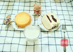 Illustration of how to make purple rice cheese bread 16