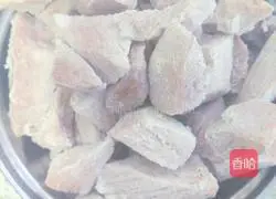 Illustration of homemade meat floss 2