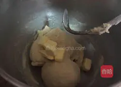 Illustration of making bean paste bread 4