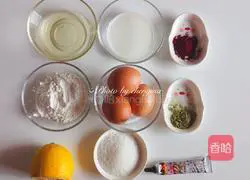 Watermelon Chiffon Cake Recipe Illustration 1