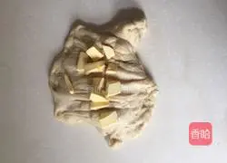 Illustration of how to make squid cheese flower bread 5