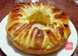 Illustration of how to make Japanese condensed milk bagels 12