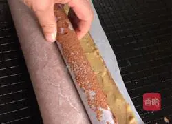 Cocoa jam cake roll Practice illustration 17