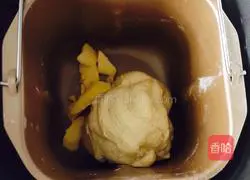 Illustration of making bean paste bagels 3