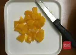 Yellow peach yogurt mousse recipe 4