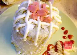 Illustration of how to make mashed potato salad (Japanese style) 6