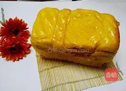 Pumpkin Illustration of making toast bread 5