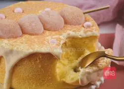 Sakura Illustration of how to make the flavored popcorn meatball cake that kills all the desserts in the cake shop 13