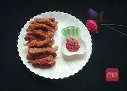 Illustration of how to make fried crispy pork 7