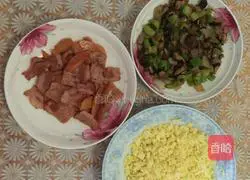 Illustration of how to make bacon pizza 2