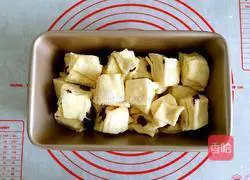 Illustration of how to make cranberry coconut hand-shredded bread 15