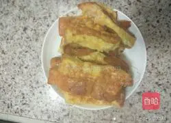 Illustration of how to make golden bread bars 6