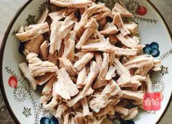 Illustration of how to make meat floss (bread machine version) 4