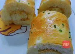 Illustration of how to make meat floss rolls (4 pieces) 14