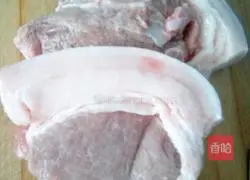 Illustration of how to make steamed pork with slag powder 1