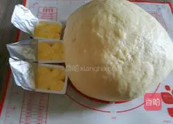 Illustration of how to make bean paste bagels 2