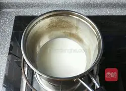 Illustration of how to make grapefruit-flavored blueberry bread pudding 4