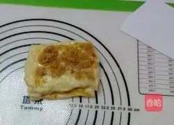 Illustration of how to make hand-shredded meat floss bread 8