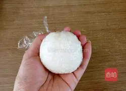 Illustration of how to make rice pizza 5