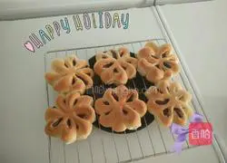 Illustration of how to make plum-shaped bean paste bread (bread machine version) 7