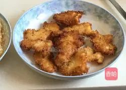 Illustration of how to make breaded fried dragon fish 6