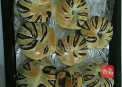 Illustration of making bean paste bread 7