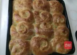 Peanut filling bread.Illustration of how to make it 6