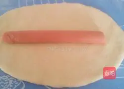 Illustration of how to make ham bread 5