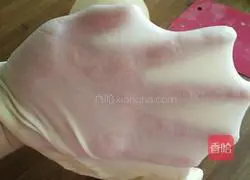 Illustration of how to make rose bread (hand-kneaded version) 3
