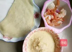 Illustration of how to make crispy shrimp and mashed potatoes 1