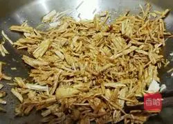 Illustration of homemade meat floss 7