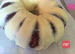 Illustration of how to make bean paste bread 8