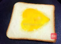 Illustration of how to make fried eggs on toast 7