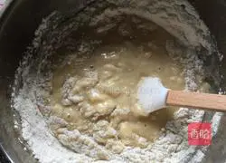 Crande Illustration of how to make berry yogurt muffins 4