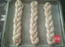 Illustration of how to make old-fashioned braided bread (one-time fermentation method) 12