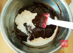 Vegetarian walnuts Illustration of how to make brownies 7