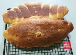 Illustration of how to make borscht bread 19