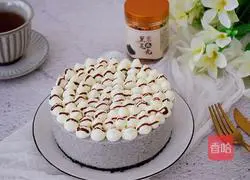 Black Sesame Mousse Cake Recipe Illustration 20