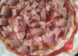 Illustration of how to make dragon fruit pizza 7