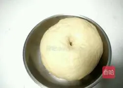 Illustration of how to make green onion cheese and ham bread 2