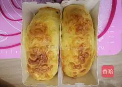 Illustration of how to make chive cheese bread 9