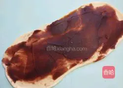 Illustration of how to make bean paste bread 15