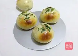 Illustration of making butter-free meat floss bread 23