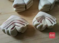 Illustration of how to make bean paste bread 3